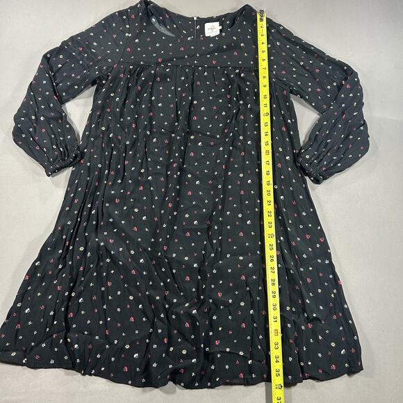 The Nines by Hatch Dress Floral Balloon Long Sleeve Maternity Black Women's XL - Picture 4 of 5